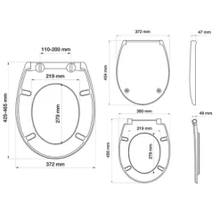 Tiger WC Bril Amadora Grijs Kunststof Met Softclose -Badkamer Winkel 123 7429