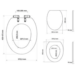 Tiger WC Bril Mississippi Wit Hout Met Softclose -Badkamer Winkel 123 7443