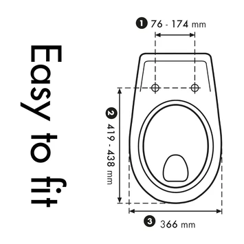 Cedo WC Bril Sneaker 3 Cedo WC Bril Sneaker - Afbeelding 3
