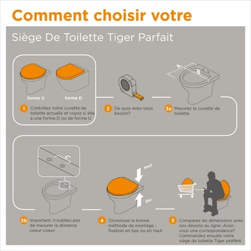 Tiger WC Bril Mason Zwart Kunststof Met Softclose 5 Tiger WC Bril Mason Zwart Kunststof Met Softclose - Afbeelding 5