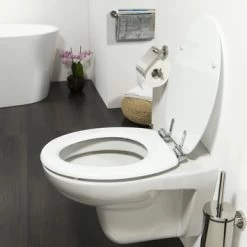 Tiger WC Bril Reno Wit MDF Met Softclose -Badkamer Winkel 123 7490