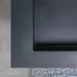 Tiger Karlo Badkamermeubel 60 Cm Chalet Eiken Met Wastafel Zwart -Badkamer Winkel 123 752