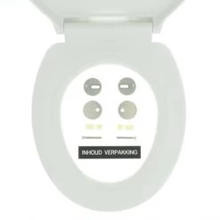 Tiger WC Bril Burton Wit Kunststof Met Softclose -Badkamer Winkel 123 7624