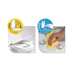 Tiger WC Bril Aiden Zwart Kunststof Met Softclose -Badkamer Winkel 123 7631