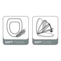 Tiger WC Bril Reno Grijs -Badkamer Winkel 123 7641