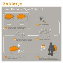 Tiger WC Bril Carter Wit Met Softclose -Badkamer Winkel 123 7653