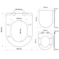 Tiger WC Bril Carter Wit Met Softclose -Badkamer Winkel 123 7656