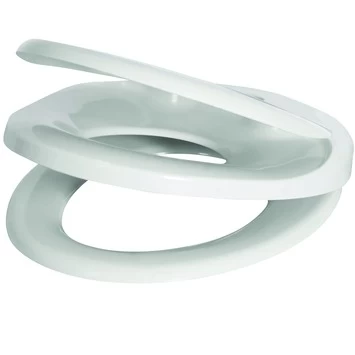 Handson WC Bril Astu Wit Kunststof Met Softclose 2 Handson WC Bril Astu Wit Kunststof Met Softclose - Afbeelding 2