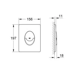 Grohe Bedieningsplaat Start Zwart Mat Voor Solido -Badkamer Winkel 123 7762