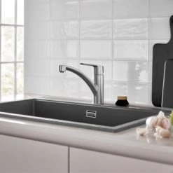 Grohe Quickfix Keukenkraan Start Lage Uitloop Supersteel -Badkamer Winkel 123 7878