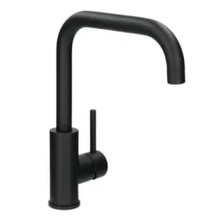 Handson Keukenkraan Olivier Met Hendel Mat Zwart 20 Handson Keukenkraan Olivier Met Hendel Mat Zwart -Badkamer Winkel 123 7895