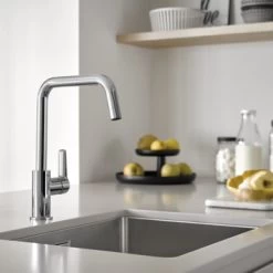 Grohe Keukenkraan Start Hoge U-uitloop QuickFix Supersteel (RVS Look) -Badkamer Winkel 123 7932