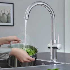 Grohe Red Compact Keukenkraan Met C-uitloop En 4 Liter Kokend Water Boiler Chroom -Badkamer Winkel 123 7983
