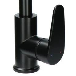 Absolut Keukenkraan Fasso Met Hendel Zwart -Badkamer Winkel 123 8042