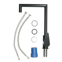 Absolut Keukenkraan Fasso Met Hendel Zwart -Badkamer Winkel 123 8044