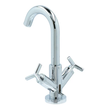 Absolut Wastafelkraan Post 2-knops Chroom 3 Absolut Wastafelkraan Post 2-knops Chroom - Afbeelding 3