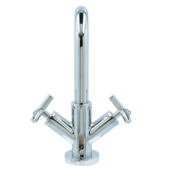 Absolut Wastafelkraan Post 2-knops Chroom 4 Absolut Wastafelkraan Post 2-knops Chroom - Afbeelding 4