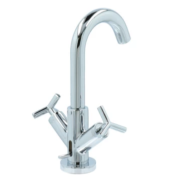 Absolut Wastafelkraan Post 2-knops Chroom 5 Absolut Wastafelkraan Post 2-knops Chroom - Afbeelding 5