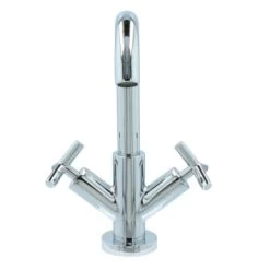 Absolut Wastafelkraan Post 2-knops Chroom 21 Absolut Wastafelkraan Post 2-knops Chroom -Badkamer Winkel 123 8078