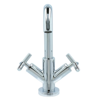 Absolut Wastafelkraan Post 2-knops Chroom 8 Absolut Wastafelkraan Post 2-knops Chroom - Afbeelding 8