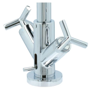 Absolut Wastafelkraan Post 2-knops Chroom 10 Absolut Wastafelkraan Post 2-knops Chroom - Afbeelding 10