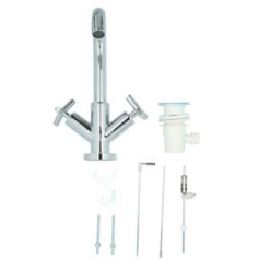 Absolut Wastafelkraan Post 2-knops Chroom 25 Absolut Wastafelkraan Post 2-knops Chroom -Badkamer Winkel 123 8082