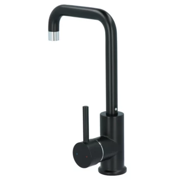 Absolut Wastafelkraan Haiti Met Hendel En Pop-up Afvoerplug Zwart 3 Absolut Wastafelkraan Haiti Met Hendel En Pop-up Afvoerplug Zwart - Afbeelding 3