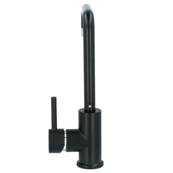 Absolut Wastafelkraan Haiti Met Hendel En Pop-up Afvoerplug Zwart 4 Absolut Wastafelkraan Haiti Met Hendel En Pop-up Afvoerplug Zwart - Afbeelding 4