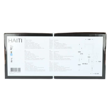 Absolut Wastafelkraan Haiti Met Hendel En Pop-up Afvoerplug Zwart 15 Absolut Wastafelkraan Haiti Met Hendel En Pop-up Afvoerplug Zwart - Afbeelding 15