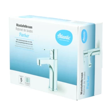 Atlantic Wastafelkraan Parker Met Hendel Chroom 12 Atlantic Wastafelkraan Parker Met Hendel Chroom - Afbeelding 12