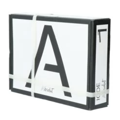 Absolut Wastafelkraan Iode Medium Met Hendel En Waste Zwart -Badkamer Winkel 123 8161