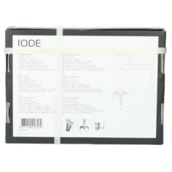 Absolut Wastafelkraan Iode Medium Met Hendel En Waste Zwart -Badkamer Winkel 123 8162