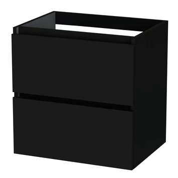 Tiger Karlo Badkamermeubel 60cm Mat Zwart Met Eiken Wasblad En Keramische Waskom 2 Tiger Karlo Badkamermeubel 60cm Mat Zwart Met Eiken Wasblad En Keramische Waskom - Afbeelding 2