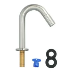 Atlantic Fonteinkraan Scott Met Draaiknop RVS -Badkamer Winkel 123 8204