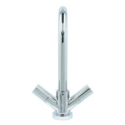 Aqualino Keukenkraan Fortore 2-knops Chroom -Badkamer Winkel 123 8218