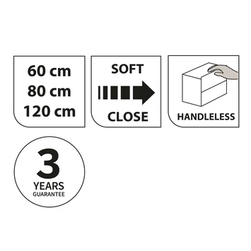 Tiger Karlo Badkamermeubel 60cm Mat Zwart Met Eiken Wasblad En Keramische Waskom 12 Tiger Karlo Badkamermeubel 60cm Mat Zwart Met Eiken Wasblad En Keramische Waskom - Afbeelding 12