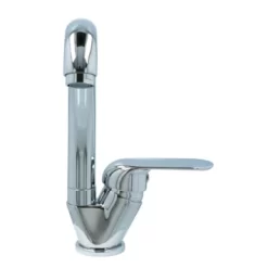 OK Keukenkraan Met Hoog Gebogen Uitloop En Hendel Chroom -Badkamer Winkel 123 8305