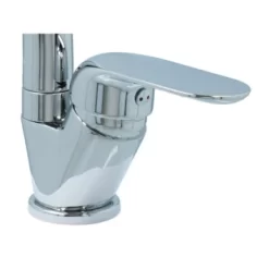 OK Keukenkraan Met Hoog Gebogen Uitloop En Hendel Chroom -Badkamer Winkel 123 8306