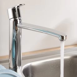 Grohe Keukenkraan Wave Cosmopolitan Met Hendel Chroom -Badkamer Winkel 123 8312