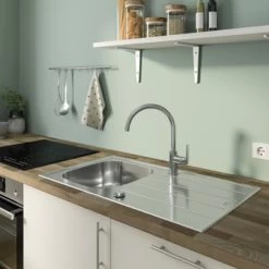 Grohe Keukenkraan Start Flow Hoge Uitloop QuickFix Chroom -Badkamer Winkel 123 8365