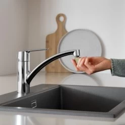 Grohe Quickfix Keukenkraan Start Lage Uitloop Chroom -Badkamer Winkel 123 8384