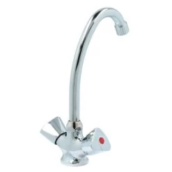 OK Keukenkraan 2-knops Chroom -Badkamer Winkel 123 8394