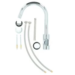 Atlantic Keukenkraan Jeremy Met Hendel Chroom -Badkamer Winkel 123 8425