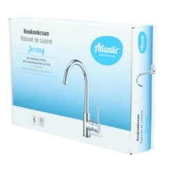 Atlantic Keukenkraan Jeremy Met Hendel Chroom -Badkamer Winkel 123 8426