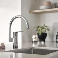 Grohe Keukenkraan Start Hoge Uitloop QuickFix Chroom -Badkamer Winkel 123 8431