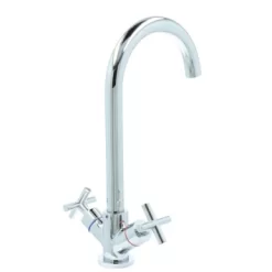 Aqualino Keukenkraan Ceronda 2-knops Chroom -Badkamer Winkel 123 8440