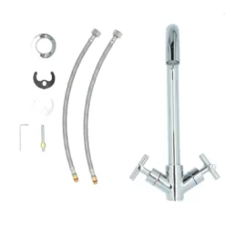 Aqualino Keukenkraan Ceronda 2-knops Chroom -Badkamer Winkel 123 8446