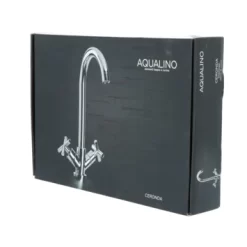 Aqualino Keukenkraan Ceronda 2-knops Chroom -Badkamer Winkel 123 8447