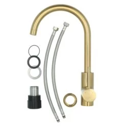 Atlantic Keukenkraan Colin Met Hendel Messing -Badkamer Winkel 123 8523