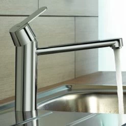 Grohe Keukenkraan Get M Met Hendel Chroom -Badkamer Winkel 123 8532